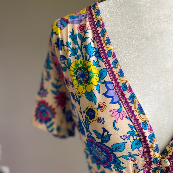 Paisley Mini Boho Dress - Picture 5 of 8